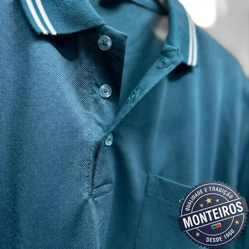 Polo de Homem Económico Lisos Monteiros 6