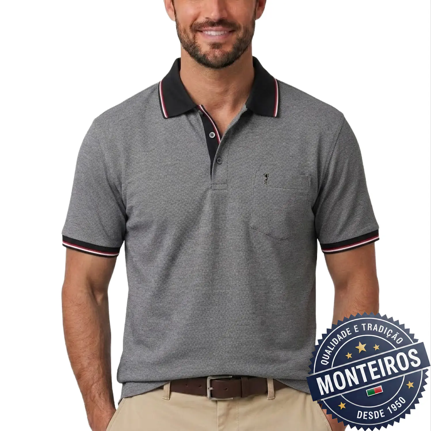 Polo de homem lisos Monteiros 2