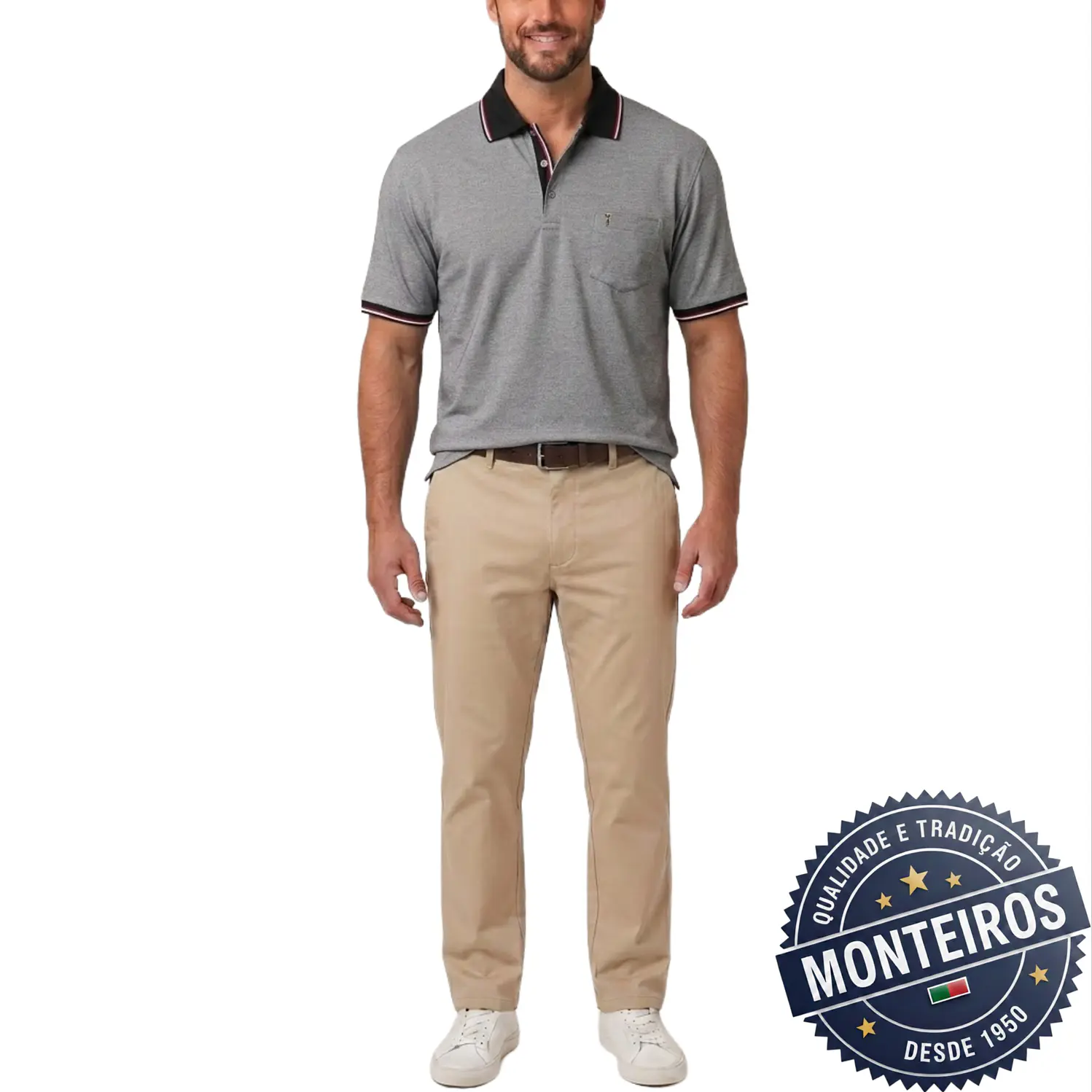 Polo de homem lisos Monteiros 1