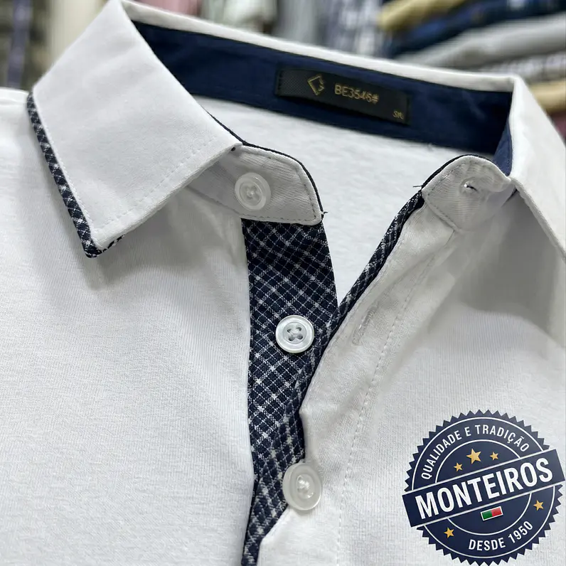 Polo de Homem com Detalhes Monteiros 6