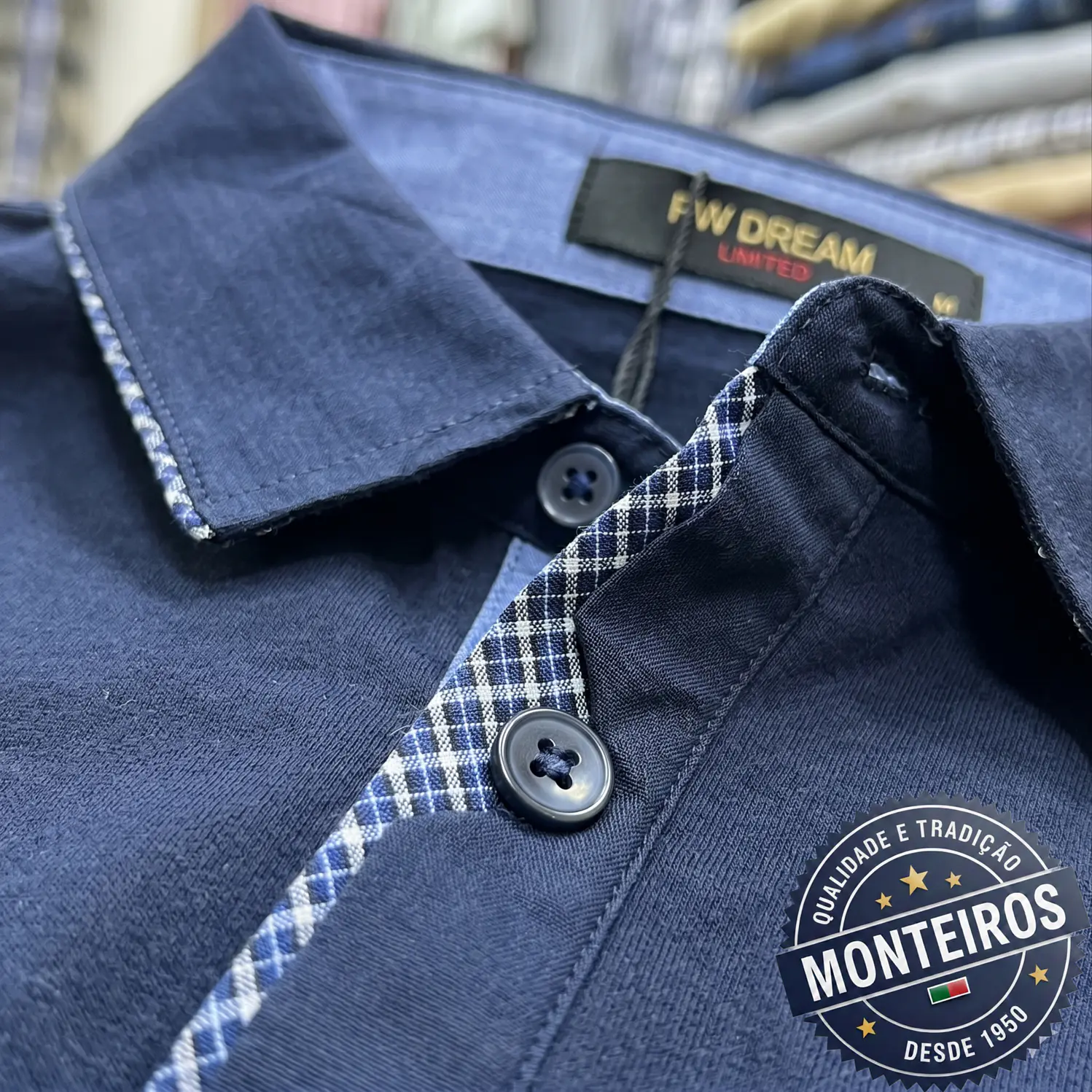 Polo de homem com detalhes Monteiros 3