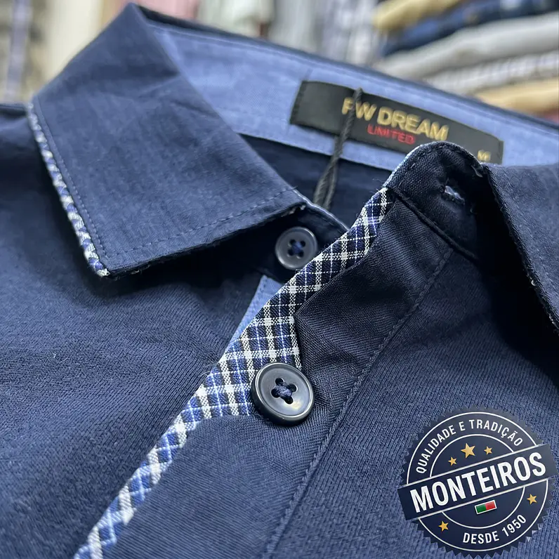 Polo de Homem com Detalhes Monteiros 3