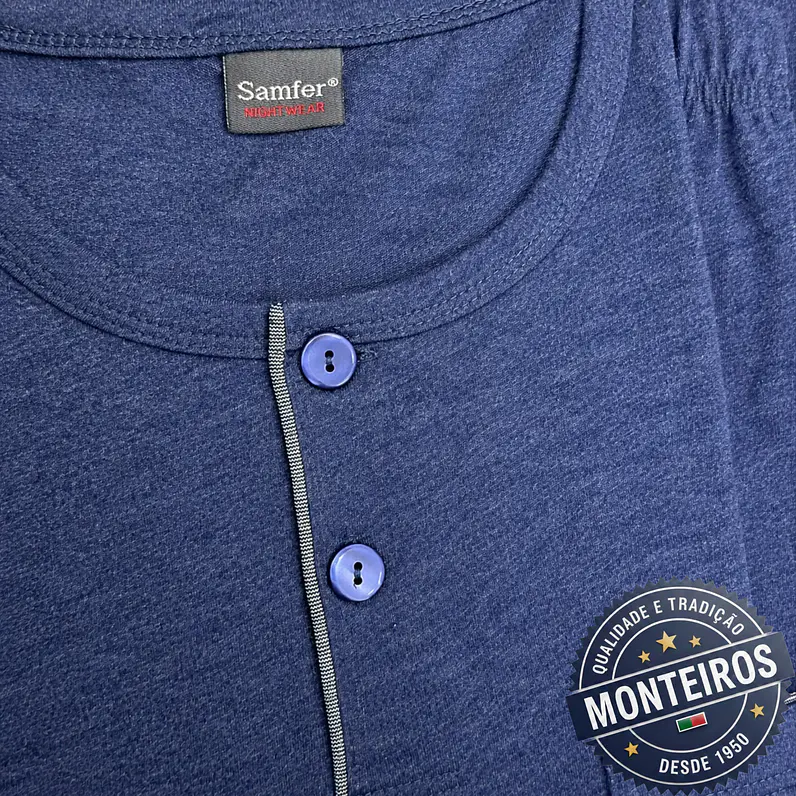 Pijama de Homem de Manga e Calça - SAMFER F201 9