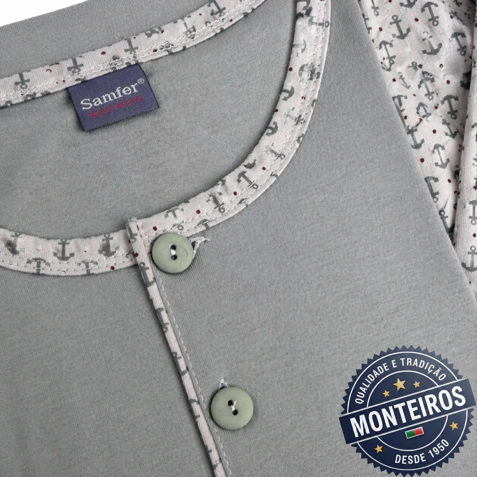 Pijama de Homem de Meia Manga e Calção- SAMFER S319 6