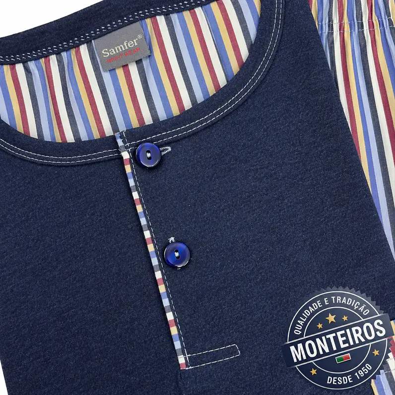 Pijama de Homem de Manga e Calça - SAMFER S723 6