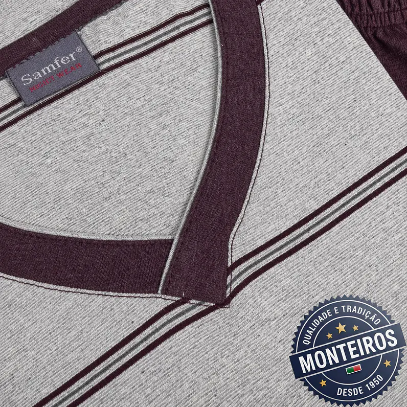 Pijama de Homem de Manga e Calça - SAMFER S212 6