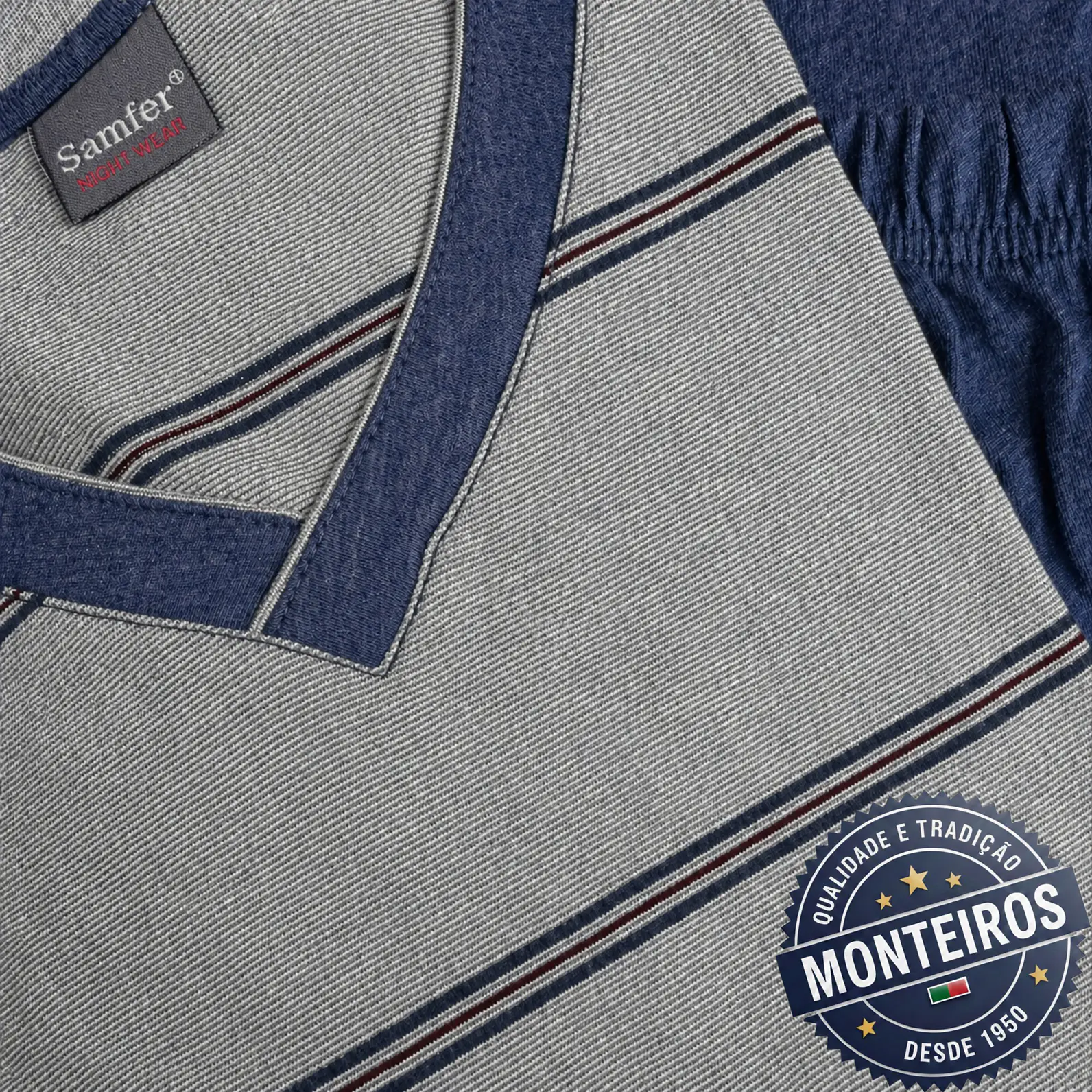 Pijama de Homem de Manga e Calça - SAMFER S212 3