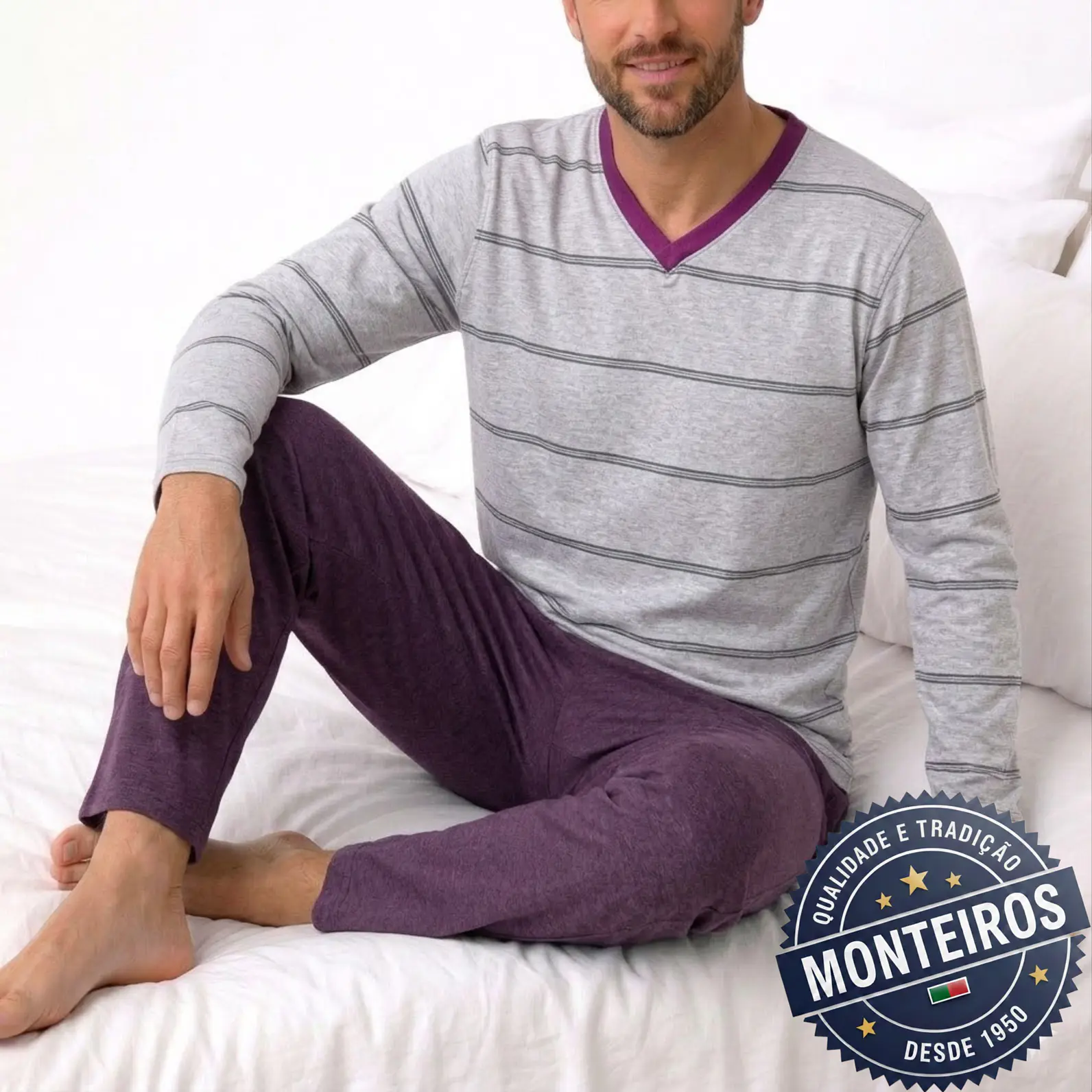 Pijama de Homem de Manga e Calça - SAMFER S212 4