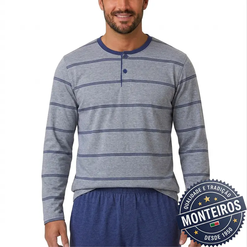 Pijama de Homem de Manga e Calça - SAMFER S214 5