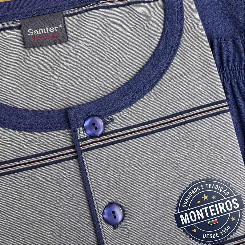 Pijama de Homem de Manga e Calça - SAMFER S214 6