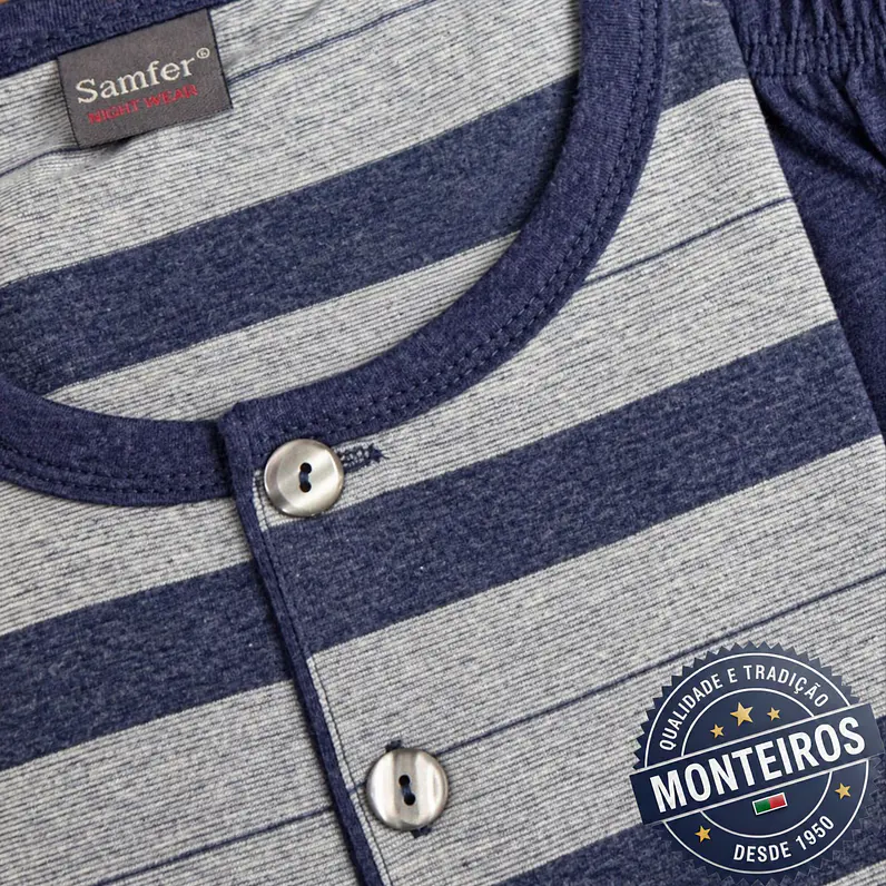 Pijama de Homem de Manga e Calça - SAMFER S218 6