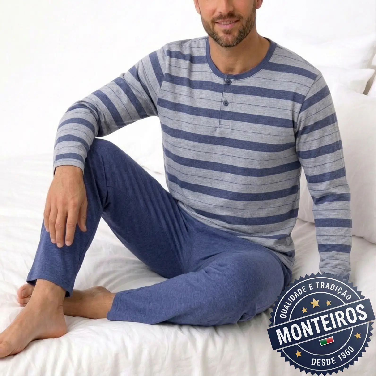 Pijama de Homem de Manga e Calça - SAMFER S218 4