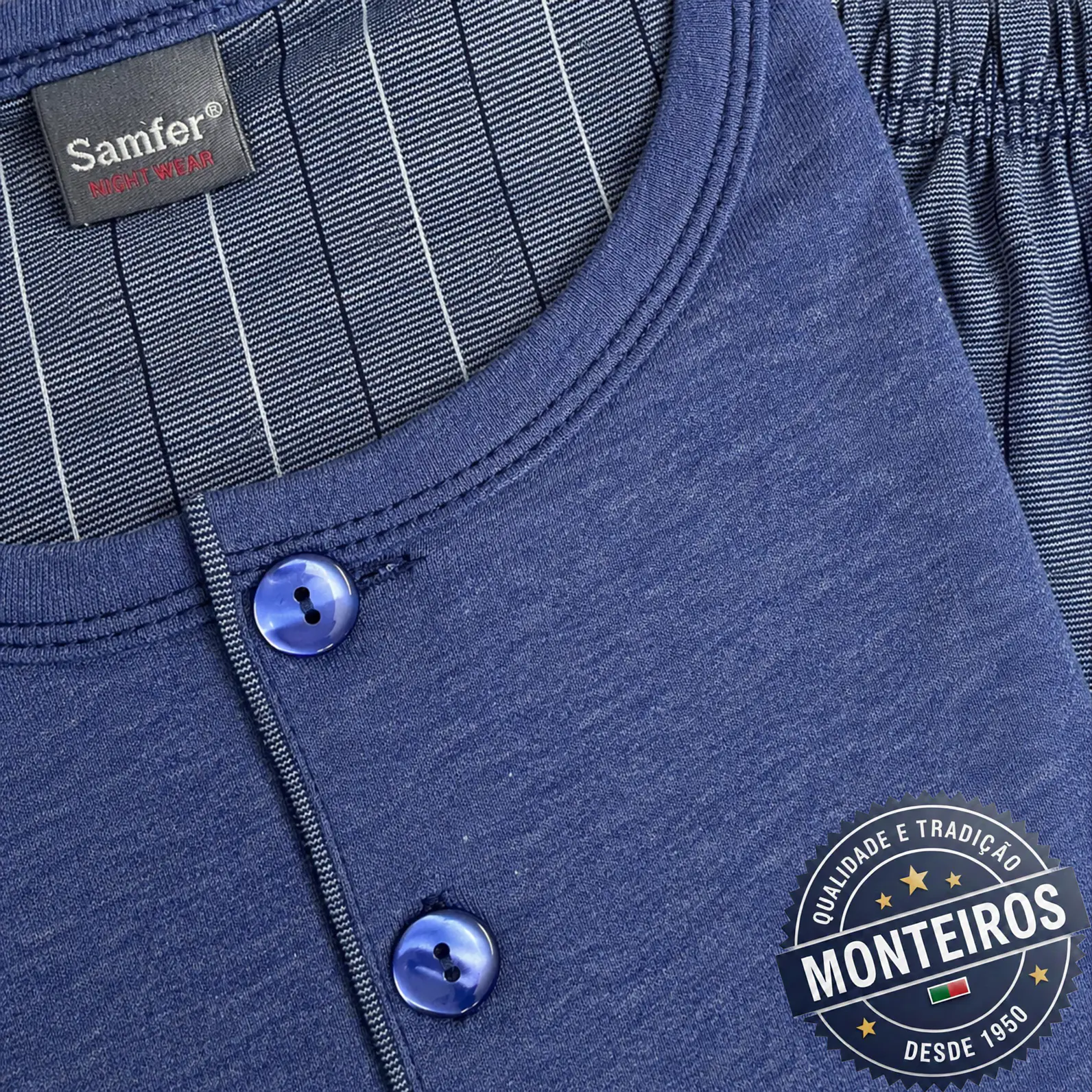 Pijama de Homem de Manga e Calça - SAMFER S222 3