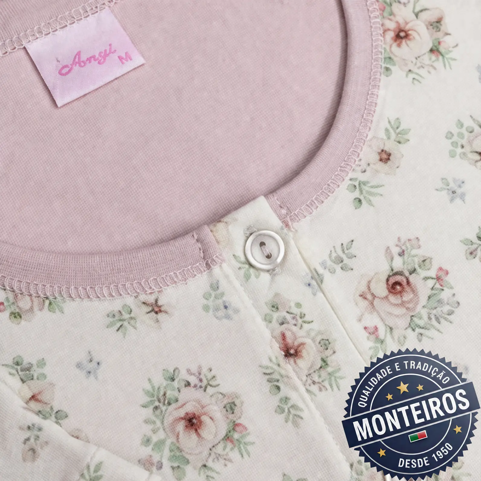 Camisa de Noite de Senhora de Meia Manga - AGOSTINNI CS48053 6