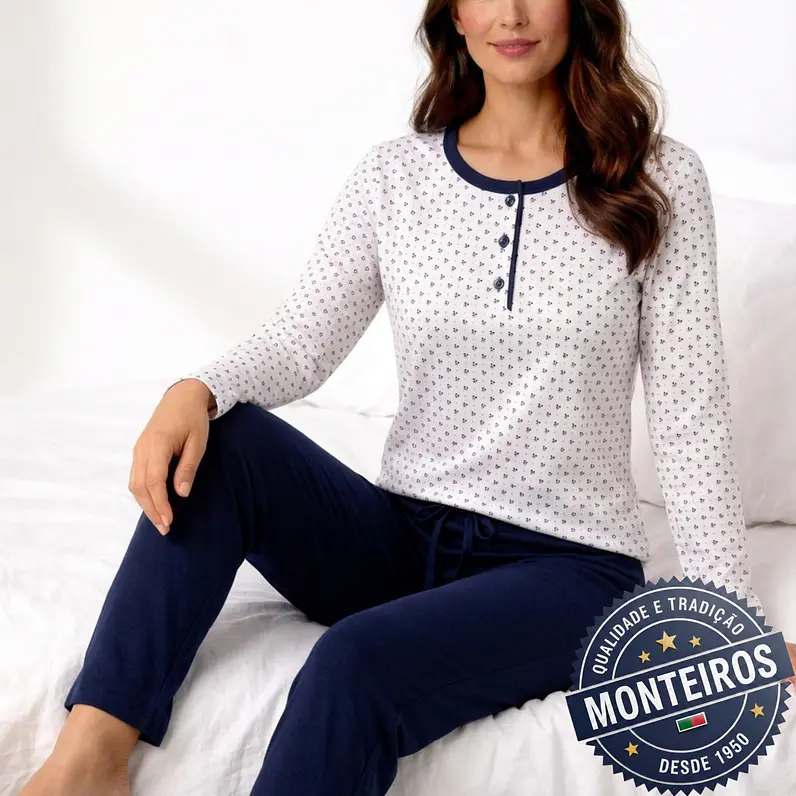 Pijama de Senhora de Manga e Calça - KARLUS 30026 1