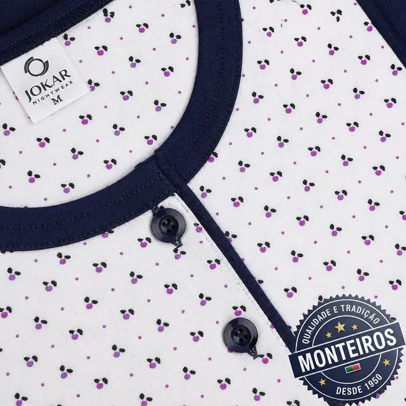 Pijama de Senhora de Manga e Calça - KARLUS 30026 3