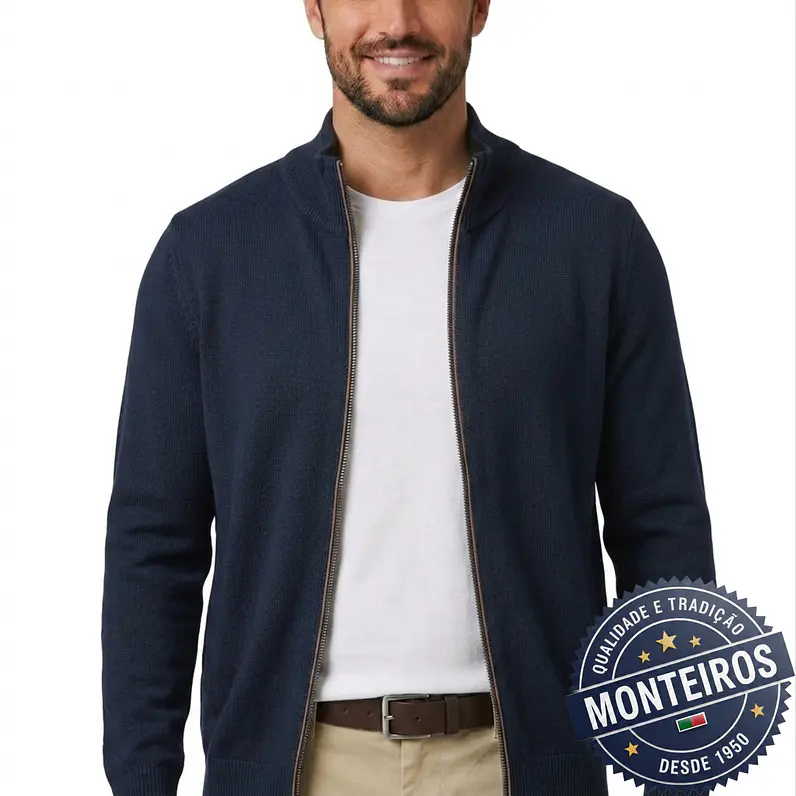 Casaco de Homem Liso com Fecho - SILFIDE R1013 5