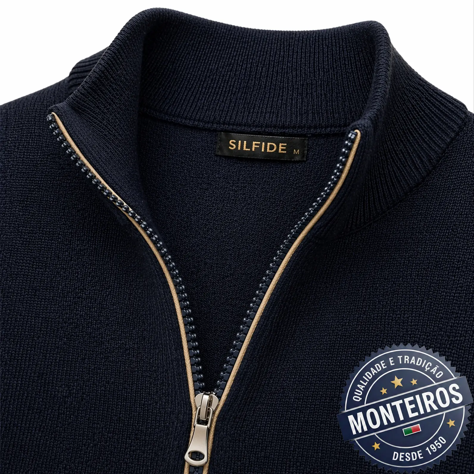 Casaco de Homem Liso com Fecho - SILFIDE R1013 6