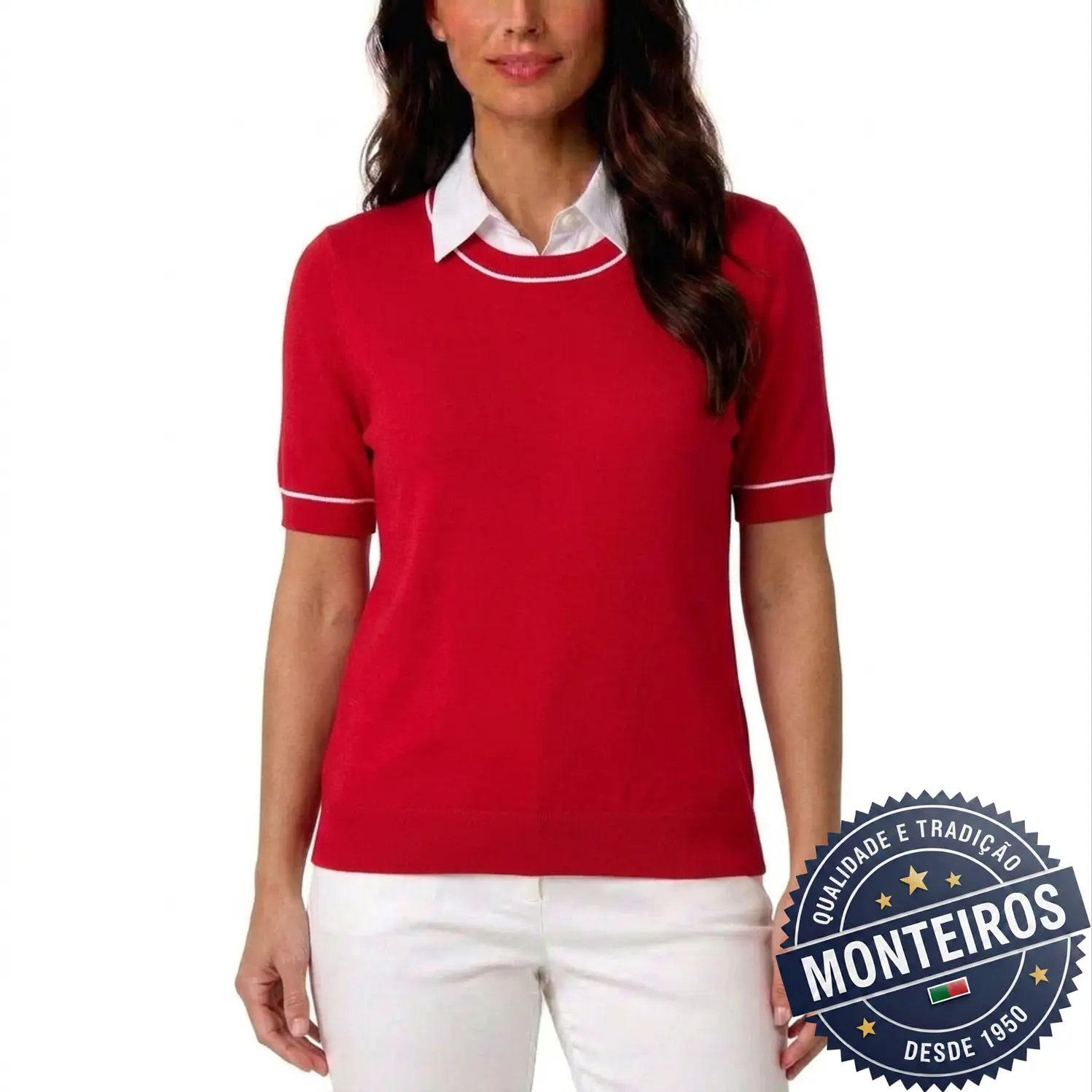 Camisola senhora meia manga básica 1