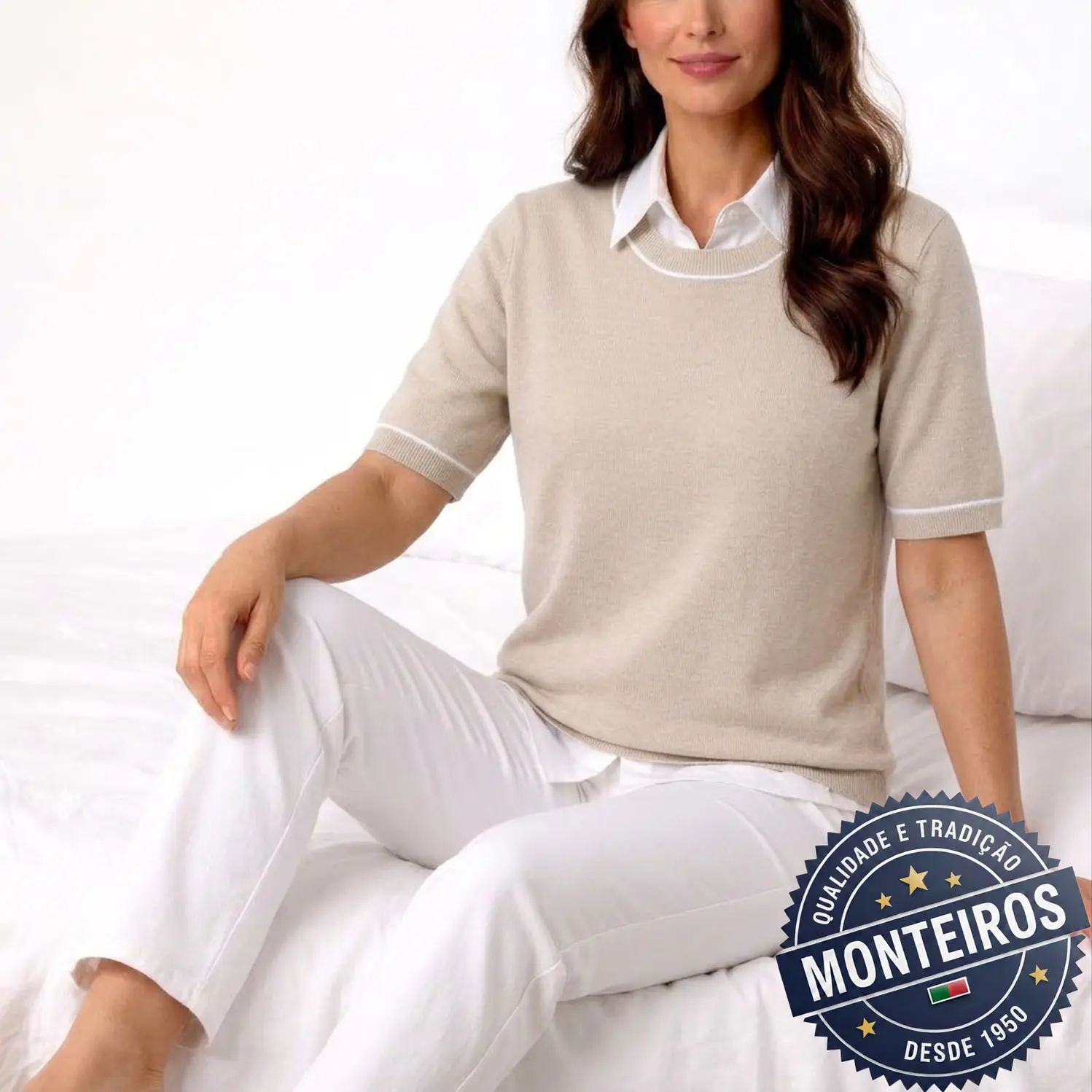 Camisola senhora meia manga básica 11