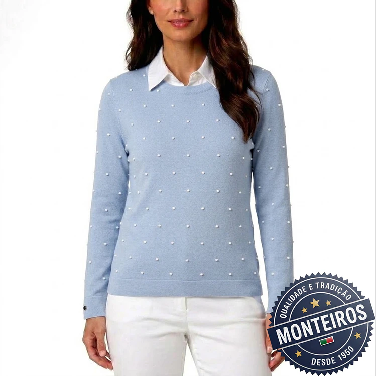 Camisola senhora meia manga pintas 10