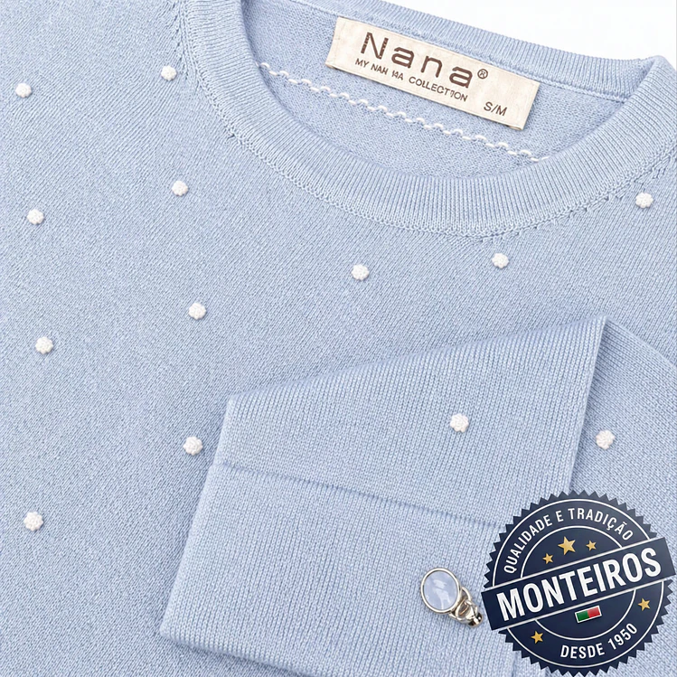 Camisola senhora meia manga pintas 12