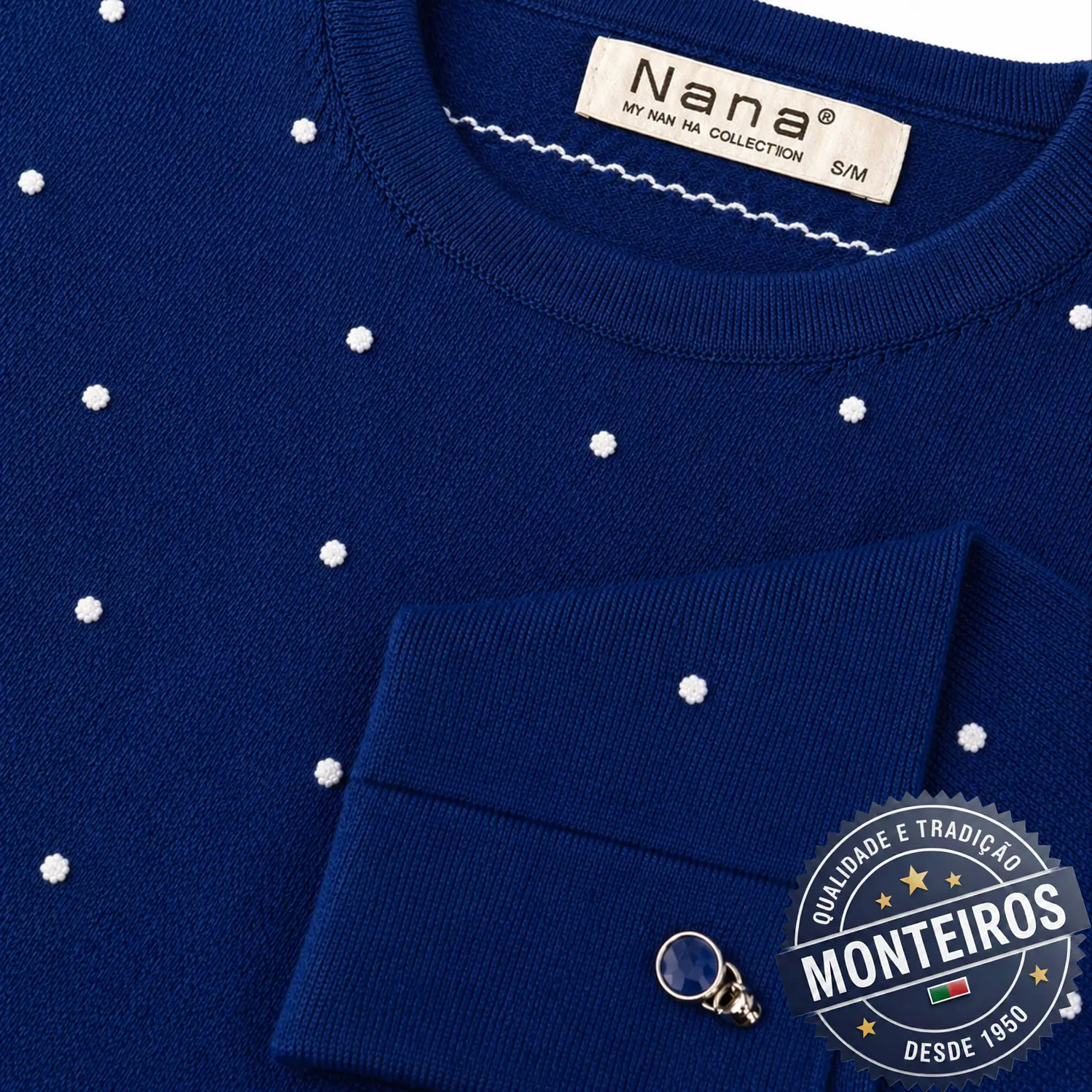 Camisola senhora meia manga pintas 3