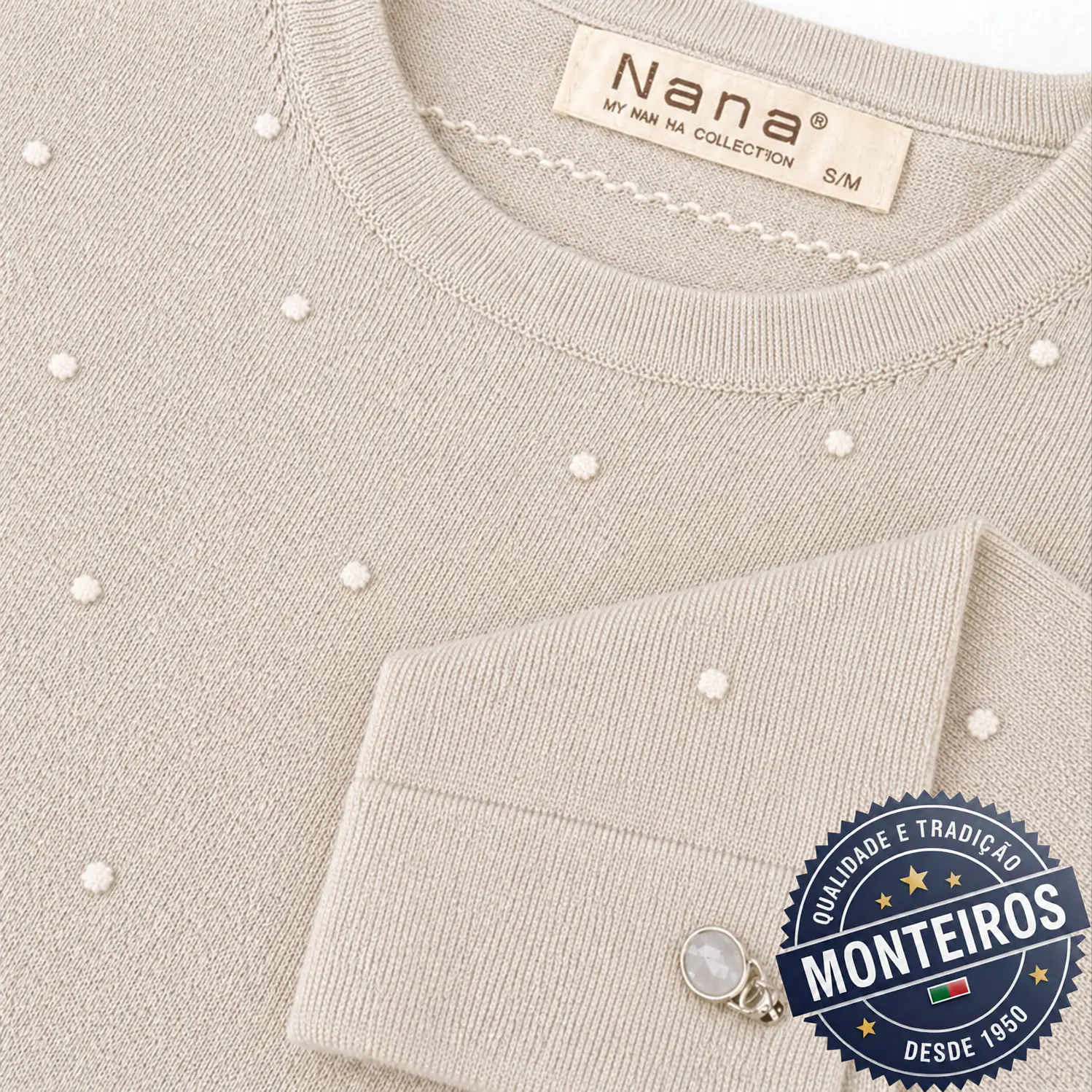 Camisola senhora meia manga pintas 6