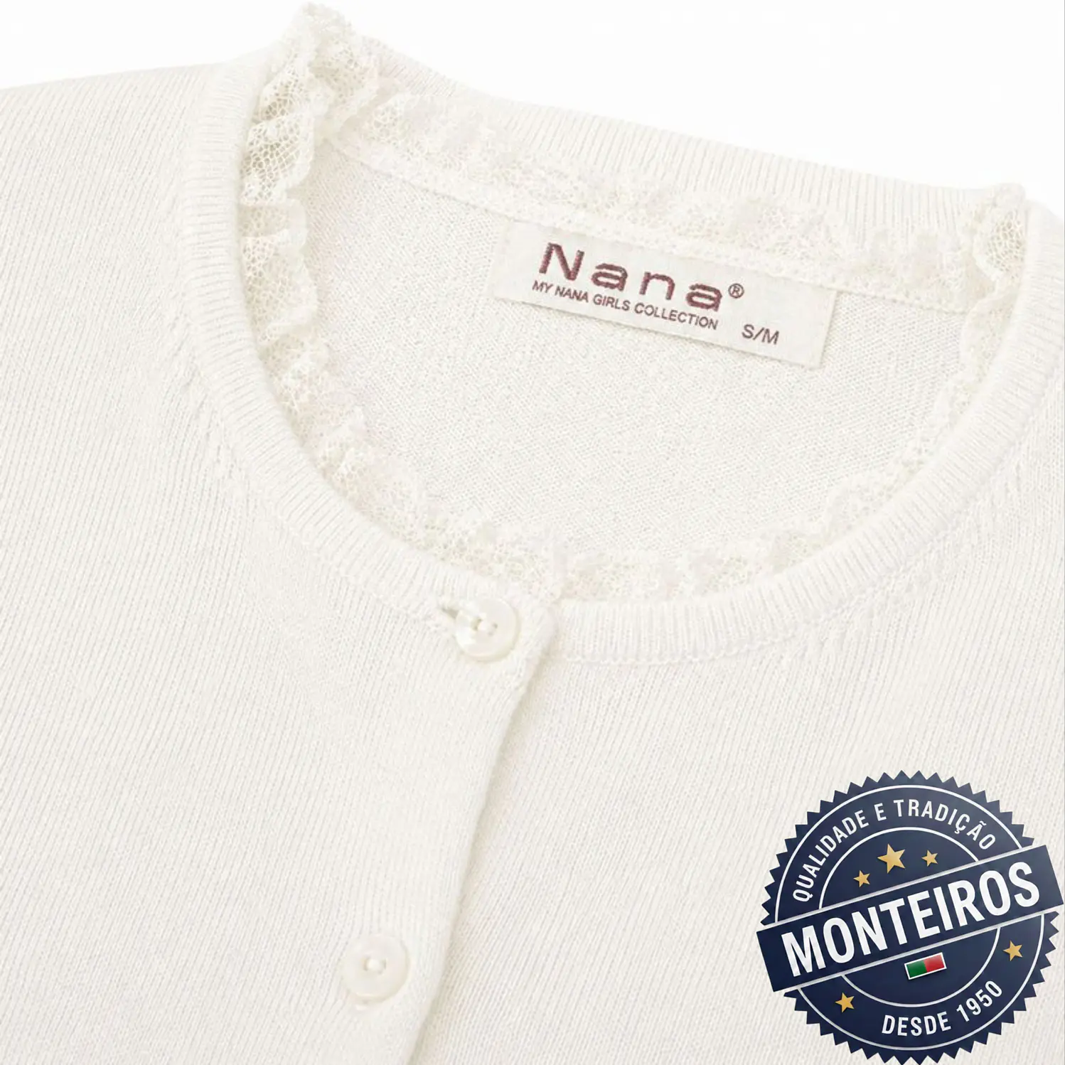 Casaco senhora com renda gola e punhos 12