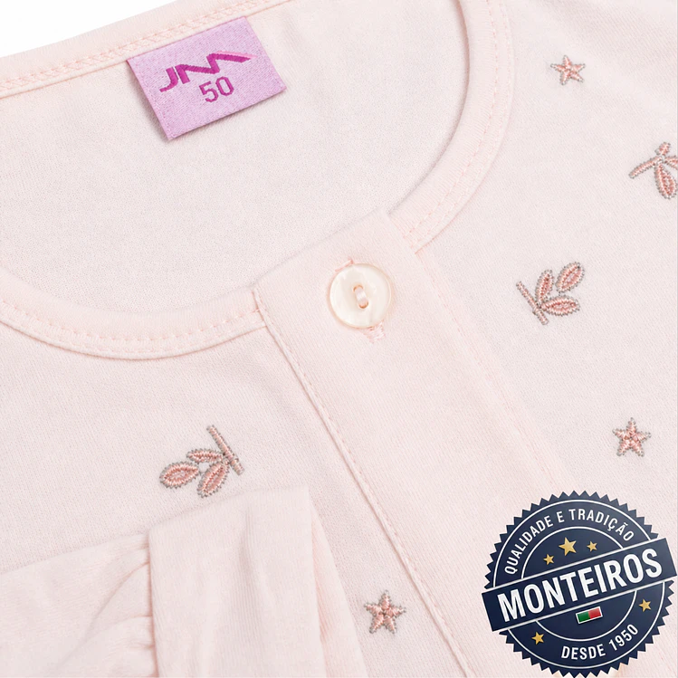 Camisa de noite de senhora básica com manga 12