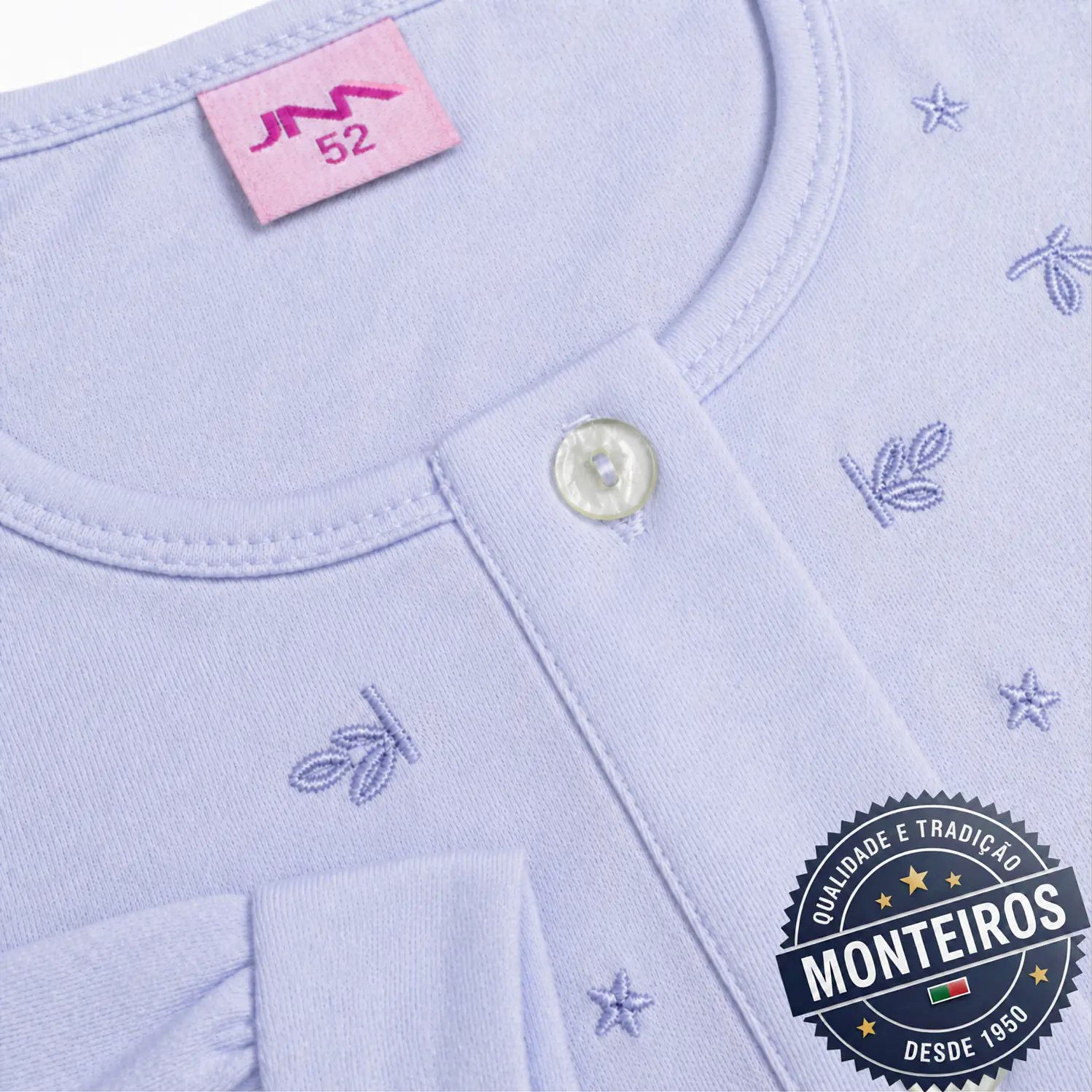 Camisa de noite de senhora básica com manga 6