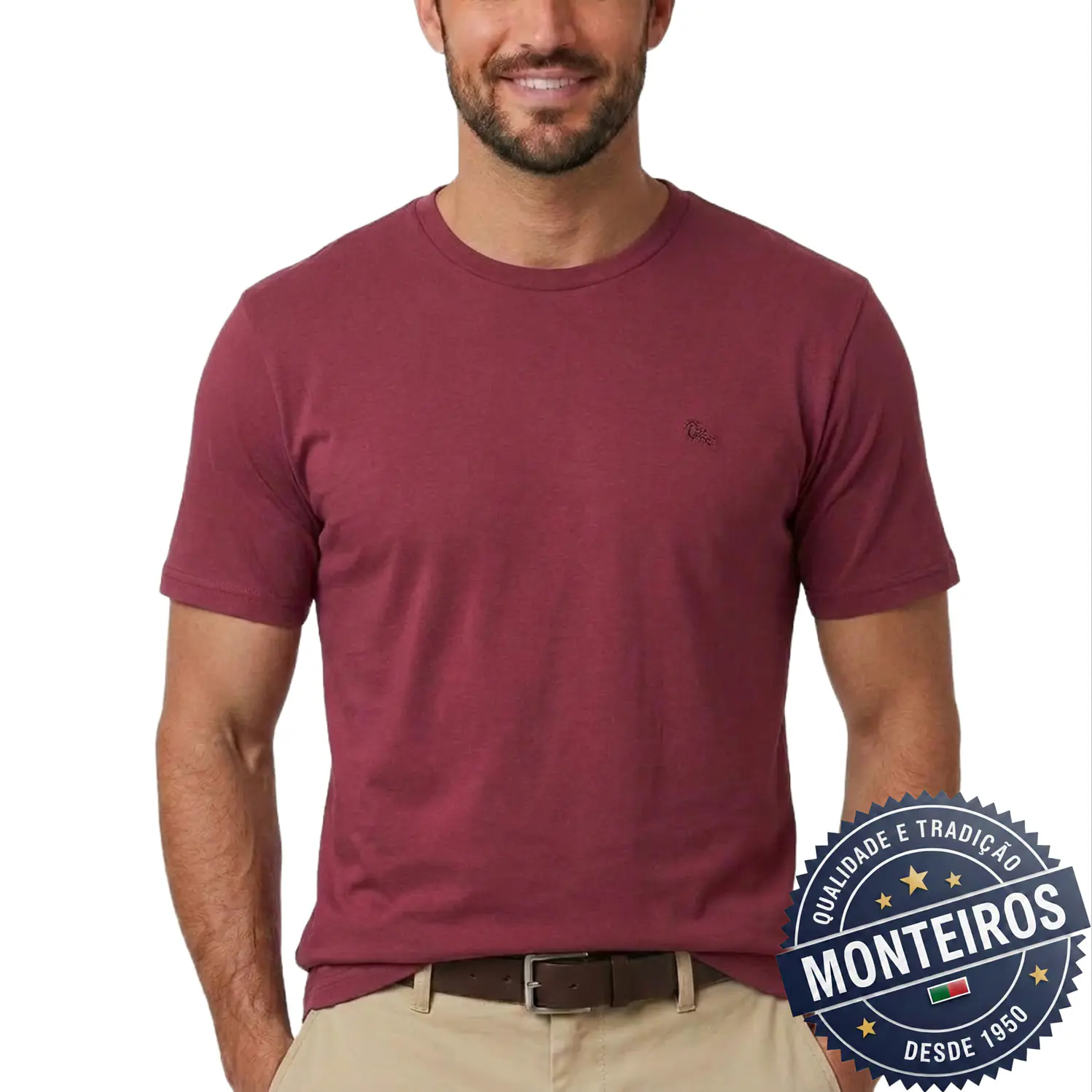 Tshirt de homem lisa Exclusivo 2