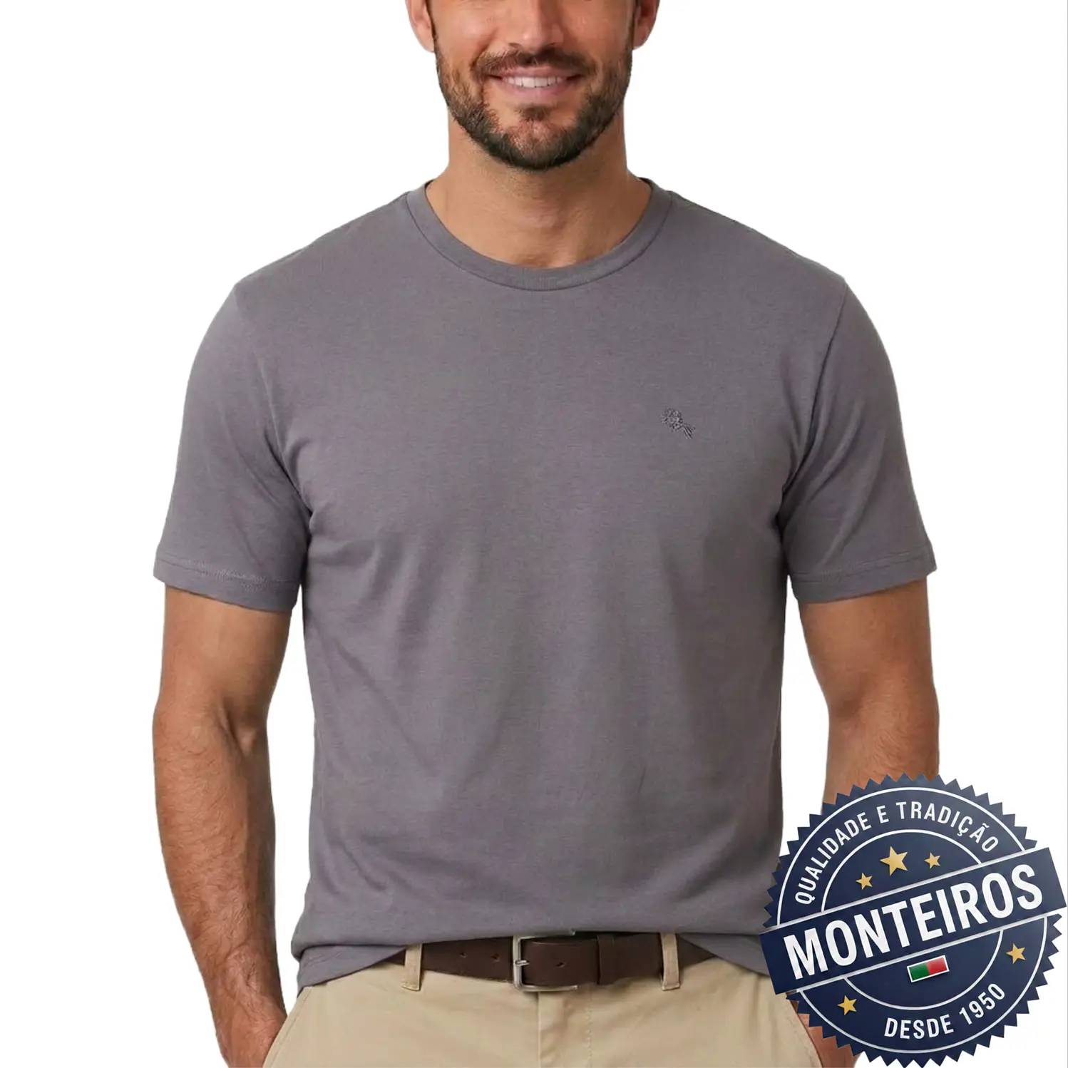 Tshirt de homem lisa Exclusivo 11