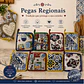Pégas de cozinha regionais quadradas - Thumbnail 1