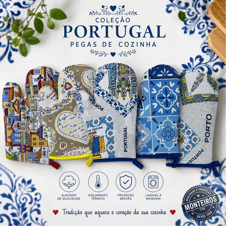 Pégas de cozinha regionais luva 1