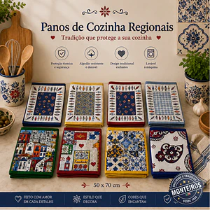 Panos de cozinha regionais
