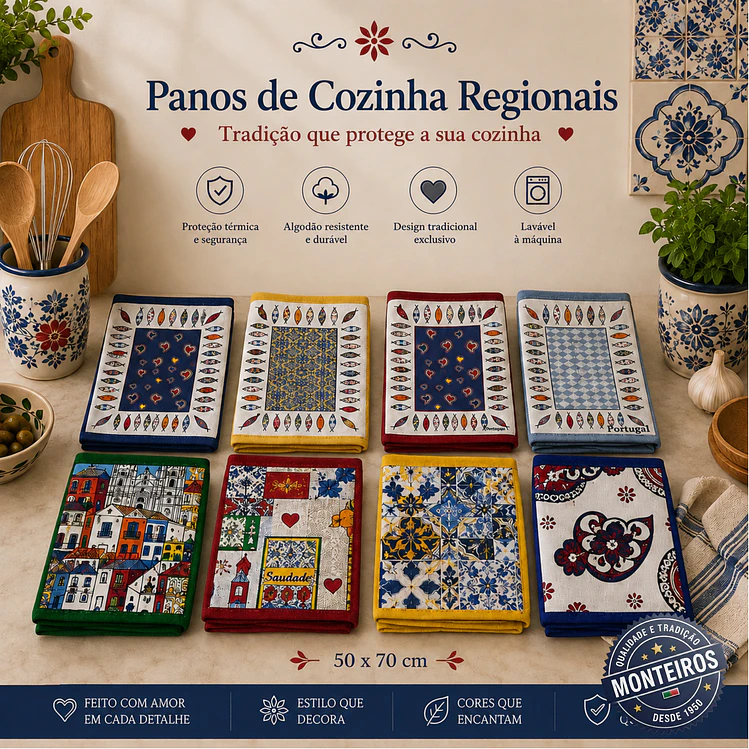 Panos de cozinha regionais 1