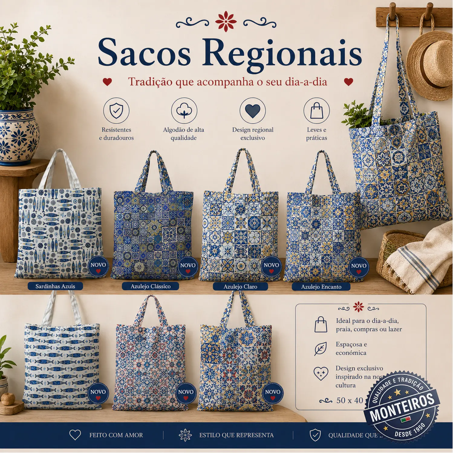Saco regional com fecho 1