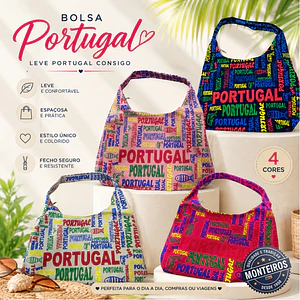 Bolsa Hobo Portugal com fecho