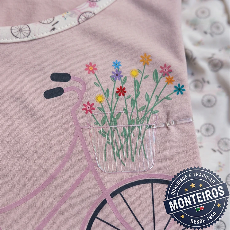 Pijama senhora Bicicleta alças e calção 9