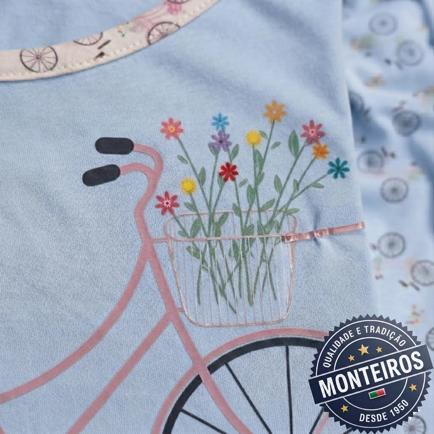 Pijama senhora Bicicleta alças e calção 3