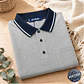 Polo de homem liso bolso chapado Akdute - Thumbnail 6