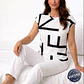 Blusa de senhora sem mangas - Akdute - Thumbnail 4