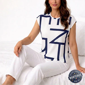 Blusa de senhora sem mangas - Akdute