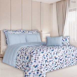 EDREDON ESTAMPADO QUEEN