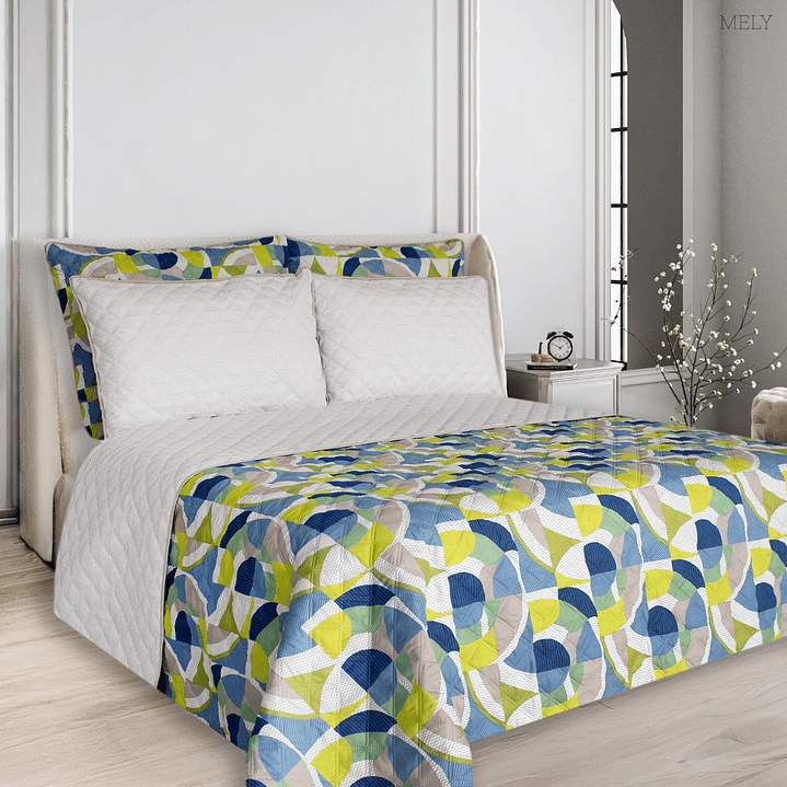 COLCHA ESTAMPADA SEMIDOBLE 11