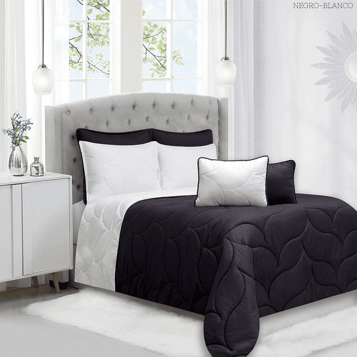 EDREDONES UNICOLOR DOBLE 21