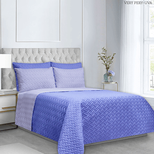 COLCHA UNICOLOR SEMIDOBLE