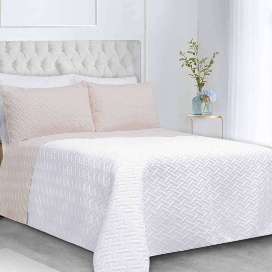 COLCHA UNICOLOR DOBLE 17