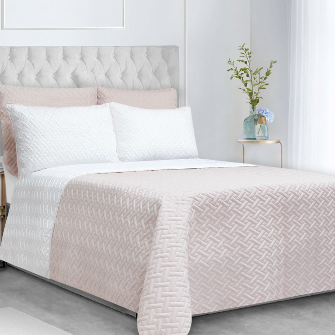 COLCHA UNICOLOR DOBLE 18